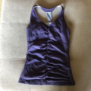Lucy Ruched Racerback tank